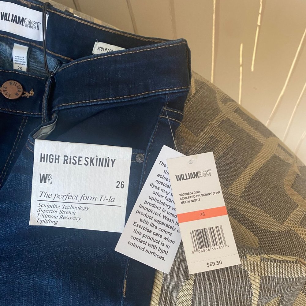 William Rast Sculpted High Rise Jeans - Picture 2 of 3
